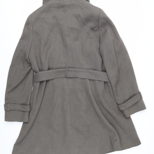 Marks and Spencer Women's Khaki Trench Coat Size 14