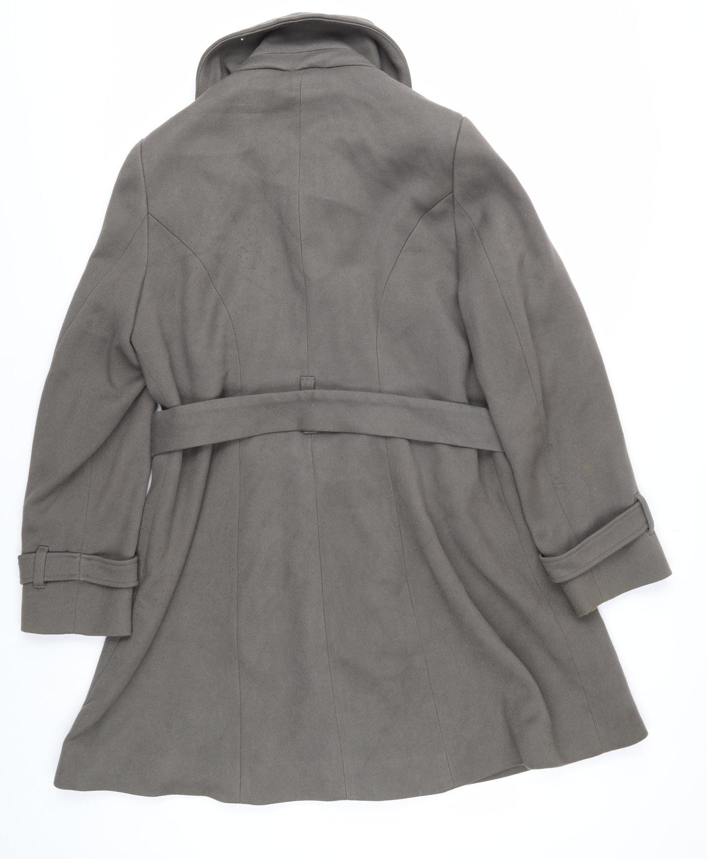 Marks and Spencer Women's Khaki Trench Coat Size 14