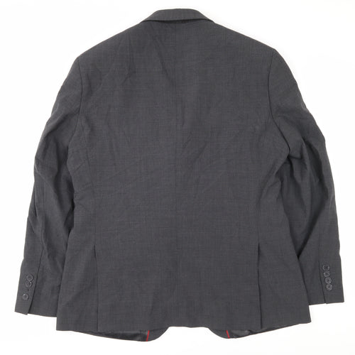 Marks and Spencer Men's Grey Blazer, Size 40S, Regular Fit