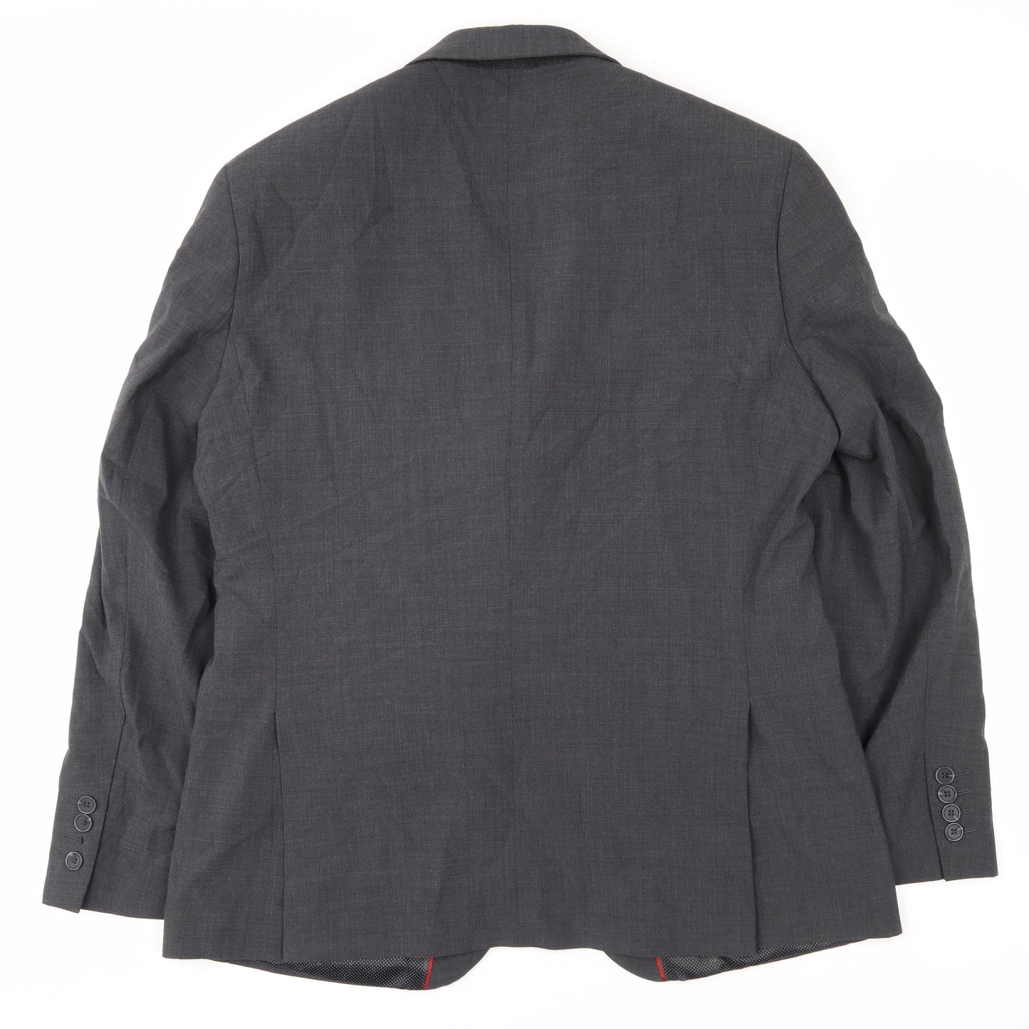 Marks and Spencer Men's Grey Blazer, Size 40S, Regular Fit