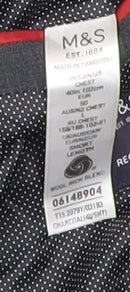 Marks and Spencer Men's Grey Blazer, Size 40S, Regular Fit