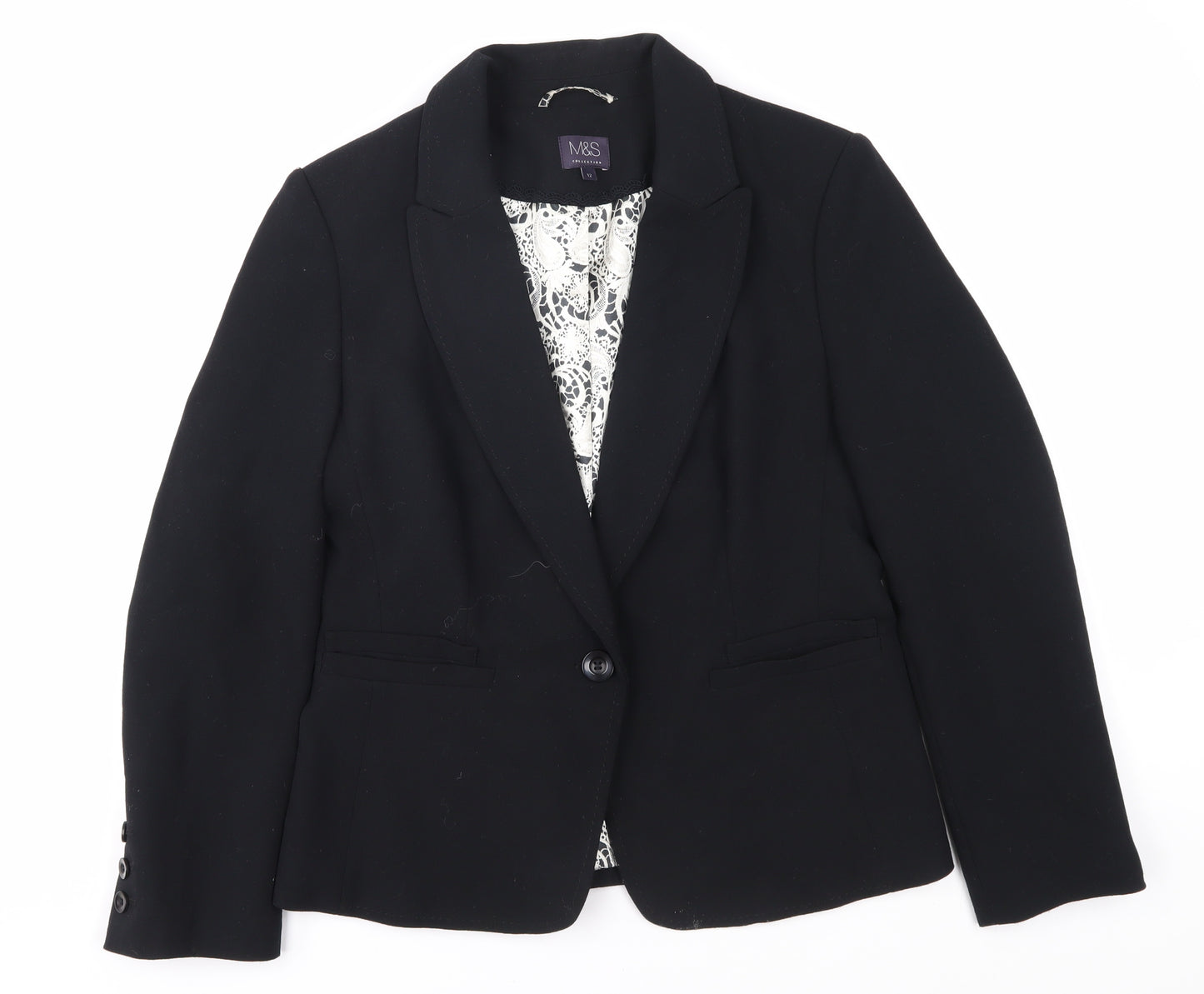 Marks and Spencer Women's Black Petite Blazer