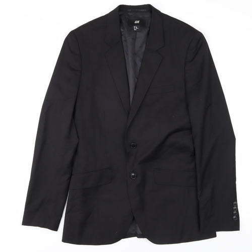H&M Men's Black Blazer Size 36 Regular