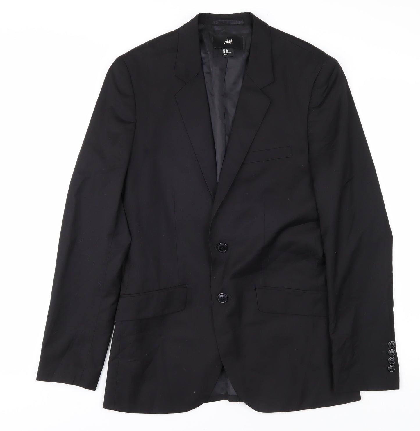 H&M Men's Black Blazer Size 36 Regular
