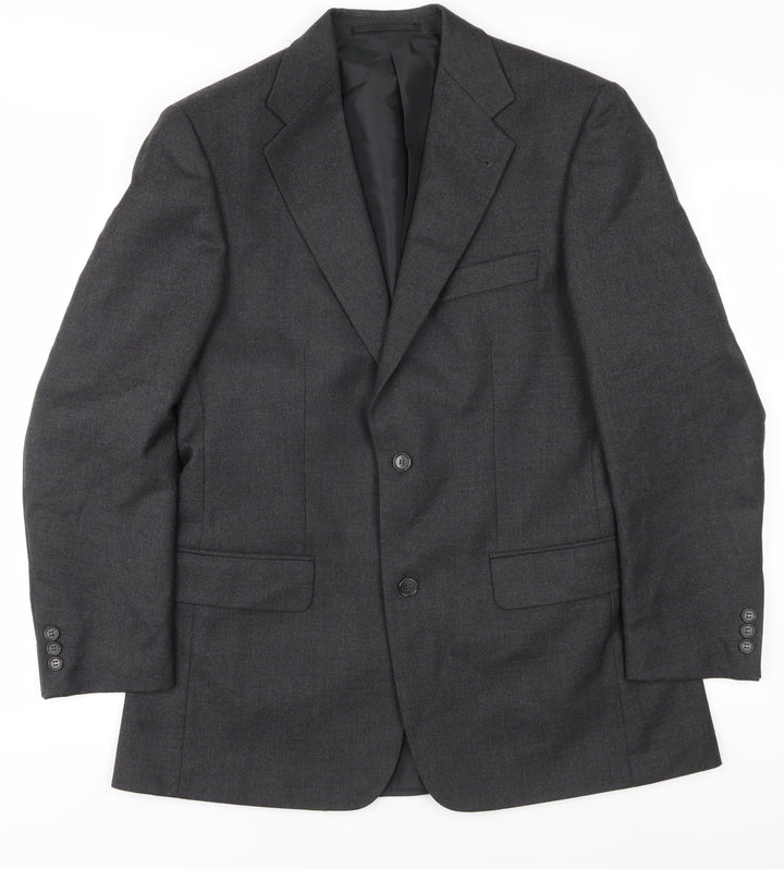 Westbrook Men's Grey Blazer, Regular Fit, Size 38R