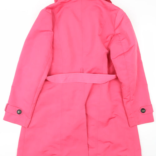 Marks and Spencer Women's Pink Trench Coat Size 16