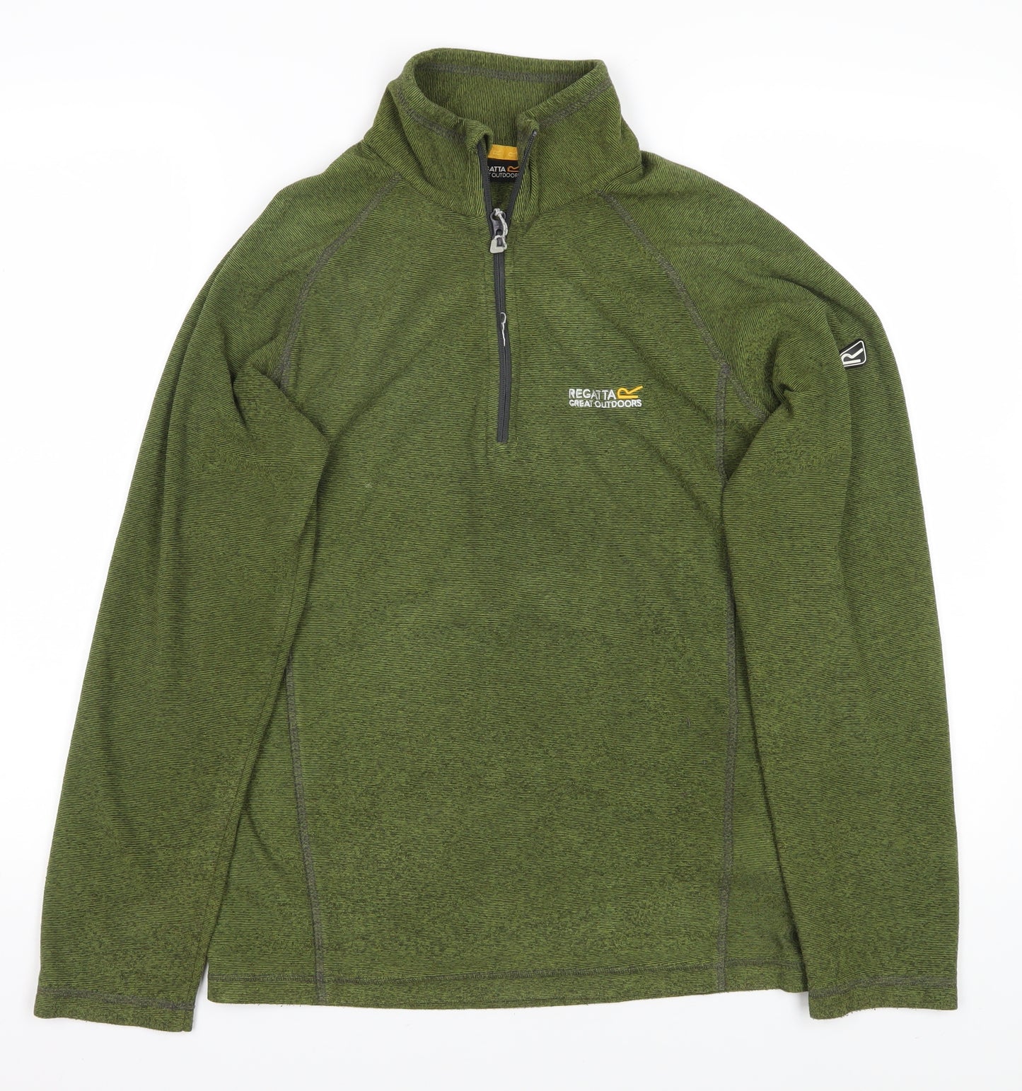 Regatta Men's Green Long Sleeve Pullover Size S