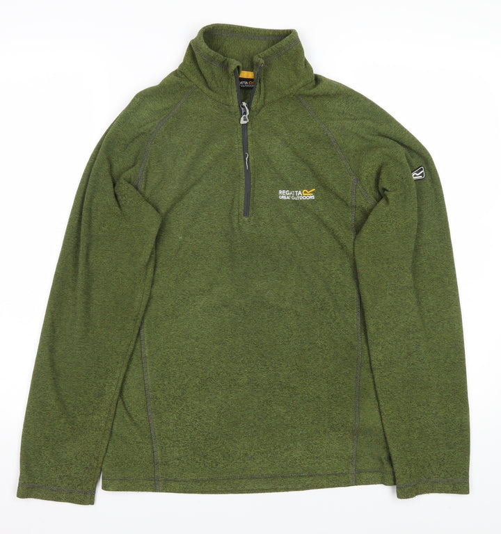 Regatta Men's Green Long Sleeve Pullover Size S