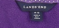 Lands' End Women's Purple Long Sleeve Top, M, Casual Style