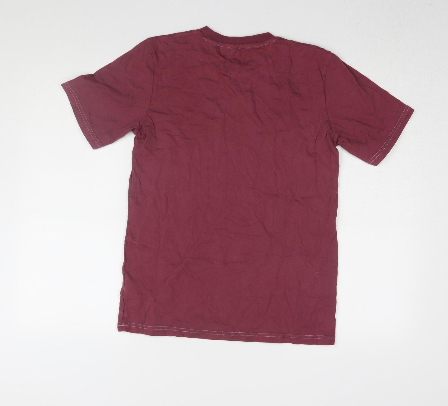 Berghaus Men's Red Crew Neck T-Shirt, S, Logo, Organic Cotton