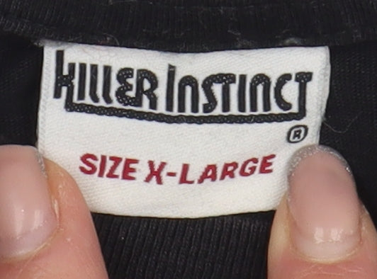 Killer Instinct Men's Black XL Movie Graphic T-Shirt