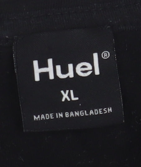 Huel Men's Black Logo T-Shirt XL Size