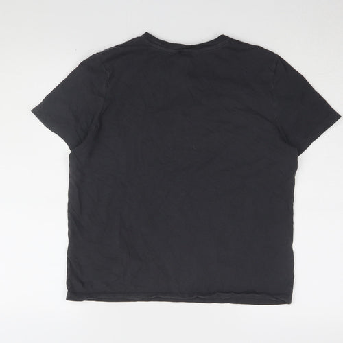 H&M Unisex Black Nirvana T-Shirt M Graphic Tee