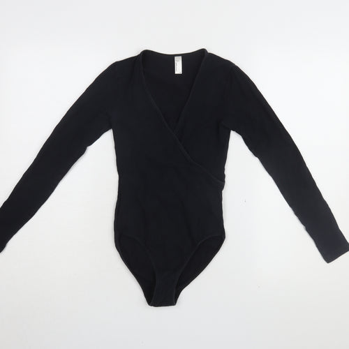 American Apparel Women's Black Bodysuit XS