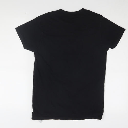 Emporio Armani Men's Black Medium Logo T-Shirt