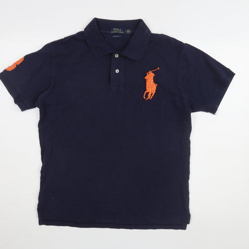 Polo Ralph Lauren Men's Blue Polo Shirt L