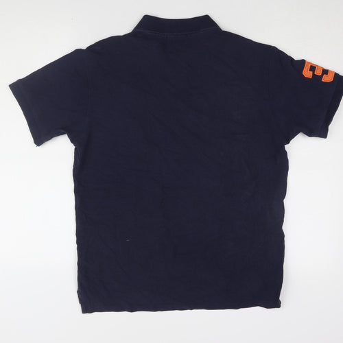 Polo Ralph Lauren Men's Blue Polo Shirt L