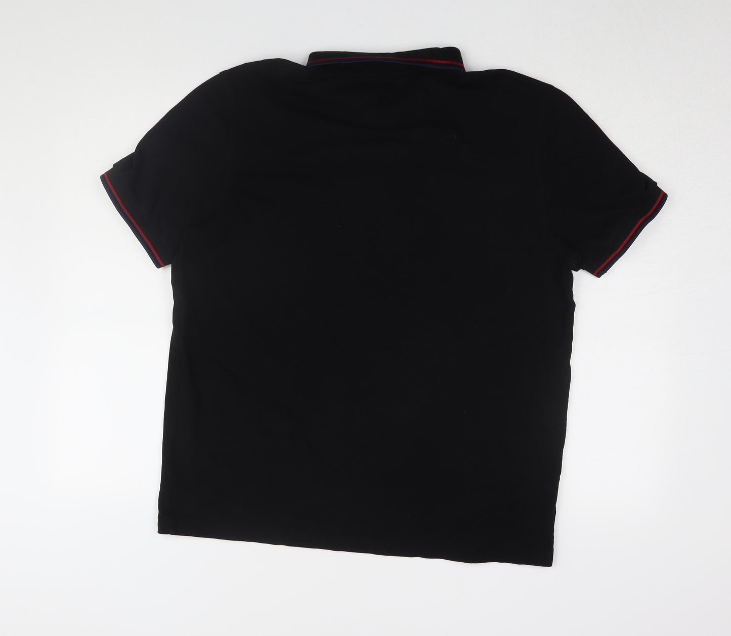 Fred Perry Men's Black XL Polo Shirt with Logo