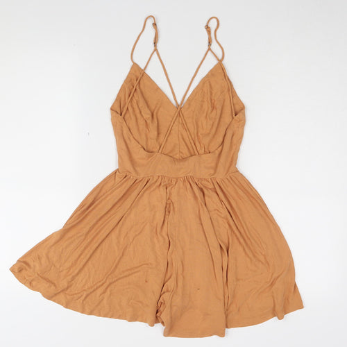 Urban Outfitters Women's Brown M Playsuit