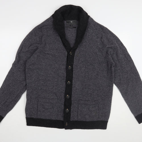 Marks and Spencer Men’s Grey Wool Cardigan L