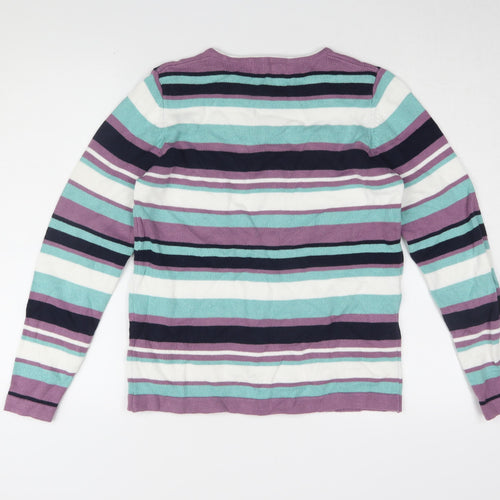 ISLE Women's Multicoloured Striped Jumper - Size S