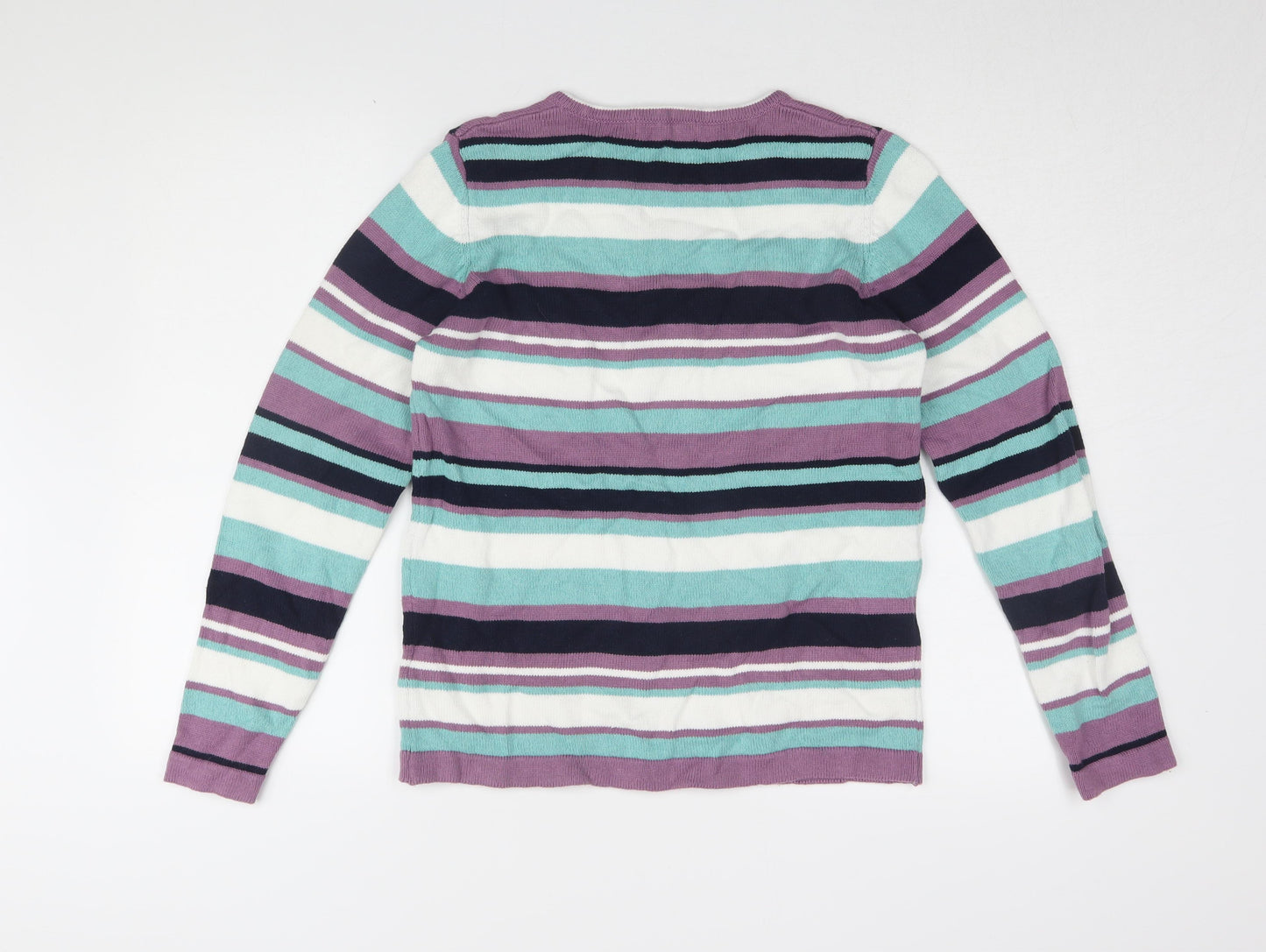 ISLE Women's Multicoloured Striped Jumper - Size S