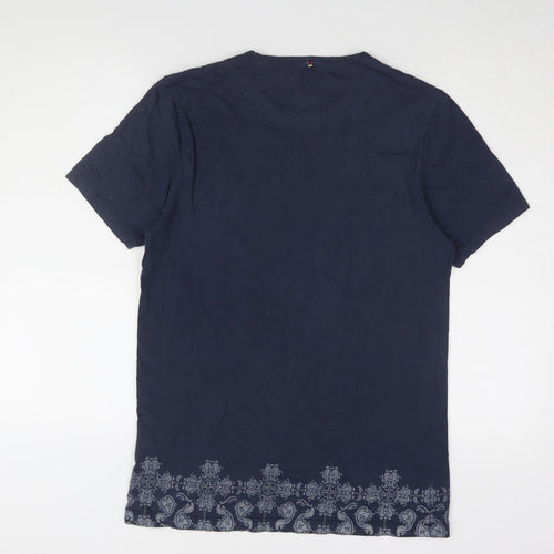 Pretty Green Men's Blue Short Sleeve T-Shirt, Size S