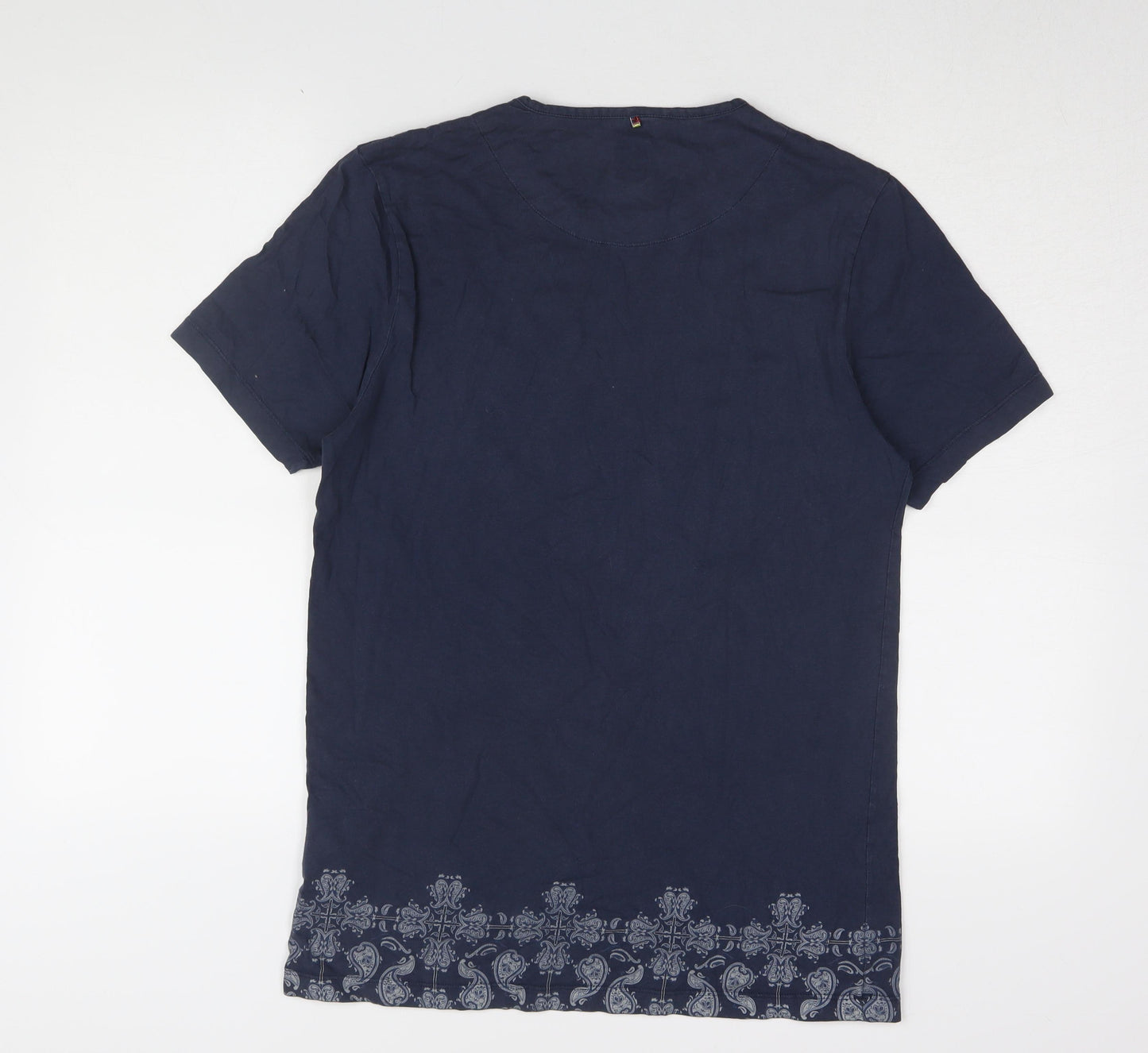 Pretty Green Men's Blue Short Sleeve T-Shirt, Size S