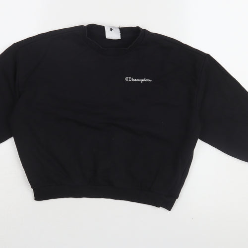 Champion Boys Black Pullover Sweatshirt 7-8 Years