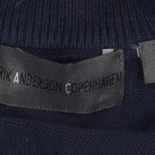 Frederik Andersen Copenhagen Men's Blue S Full Zip Jumper