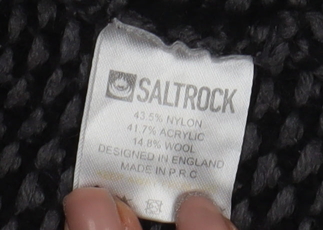 Saltrock Women's Black Cardigan Jumper Size 10