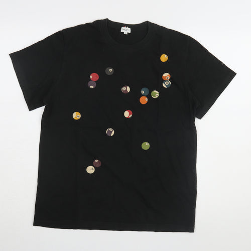 Paul Smith Men’s Black Cotton Sports T-Shirt Size S