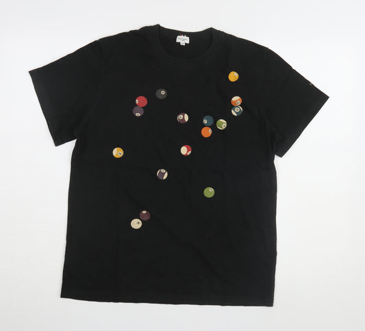 Paul Smith Men’s Black Cotton Sports T-Shirt Size S