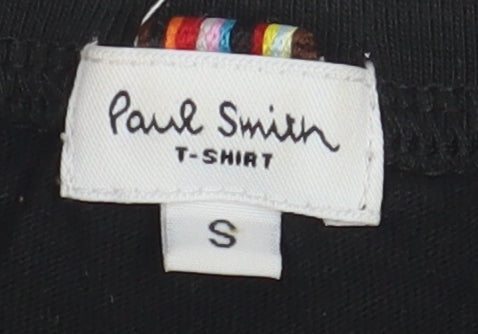 Paul Smith Men’s Black Cotton Sports T-Shirt Size S