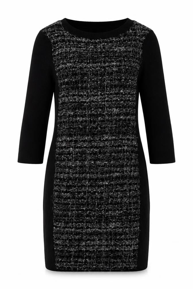 Front view of Phase Eight Women's Black Shift Dress, size 10