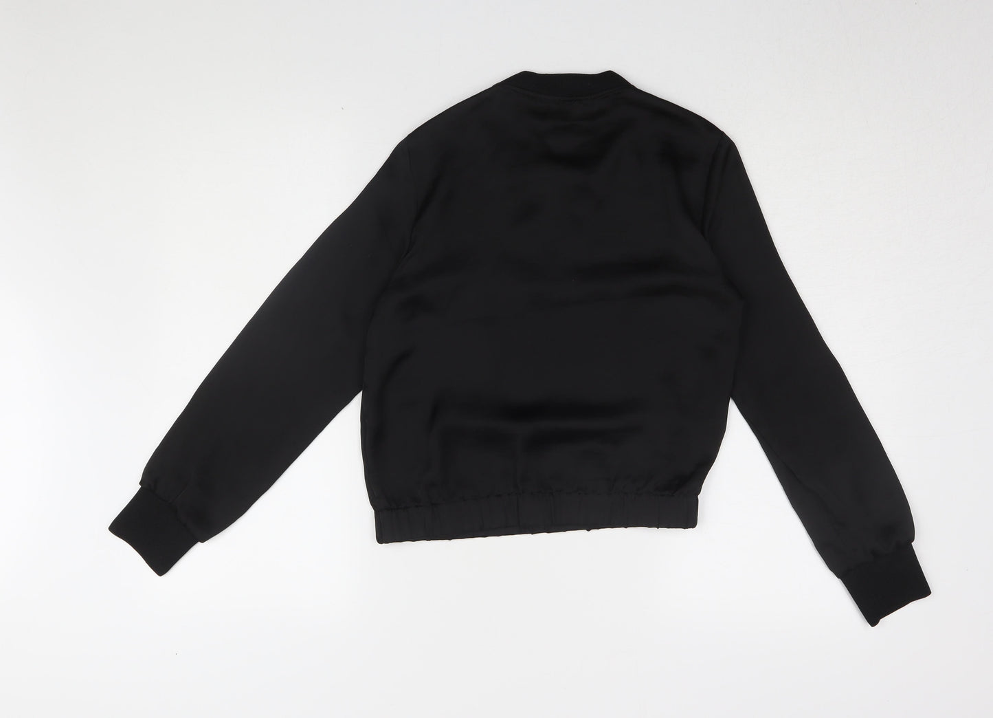 H&M Women's Black Jersey Long Sleeve Top