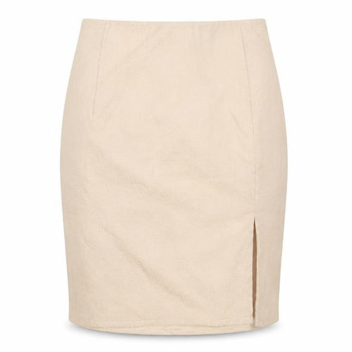 PRETTYLITTLETHING Women's Beige Pencil Skirt UK 6