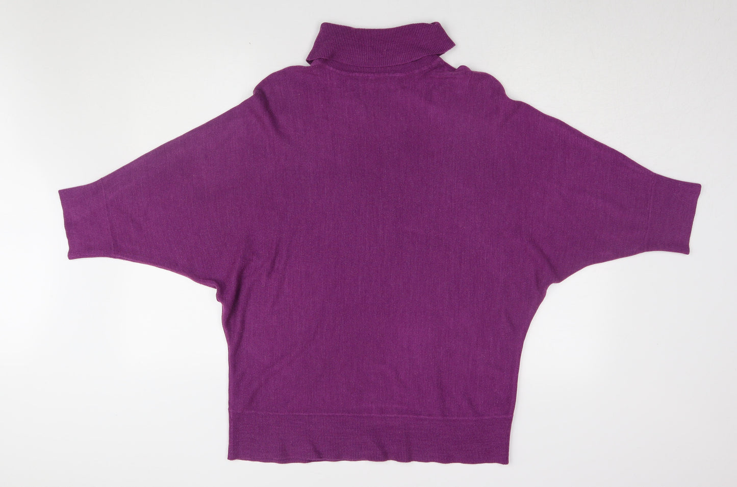 BHS Women's Purple High Neck Pullover Jumper Size 16