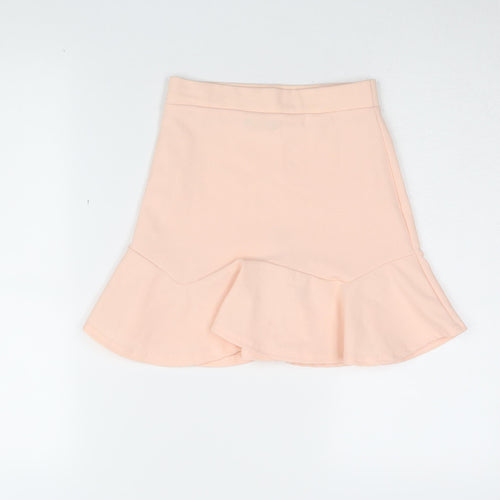 PrettyLittleThing Women's Pink Flare Skirt Size 6