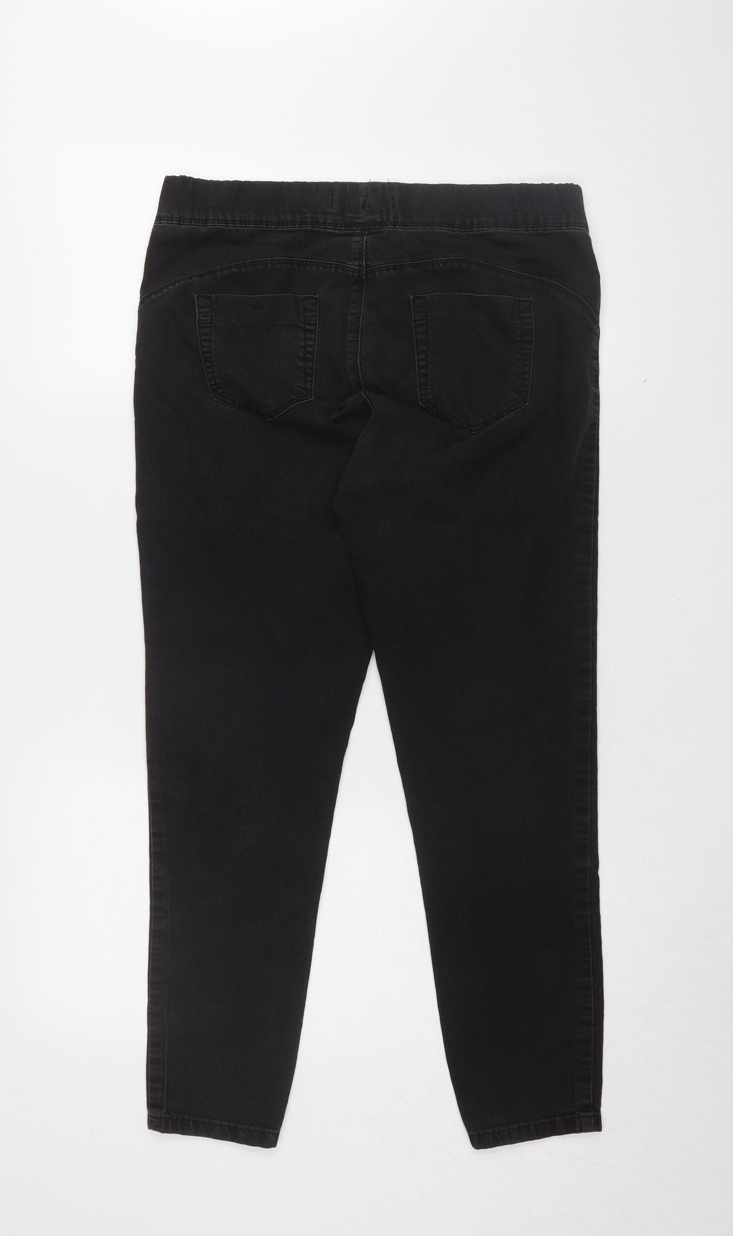 Denim Co. Women's Black Skinny Jeans Size 14