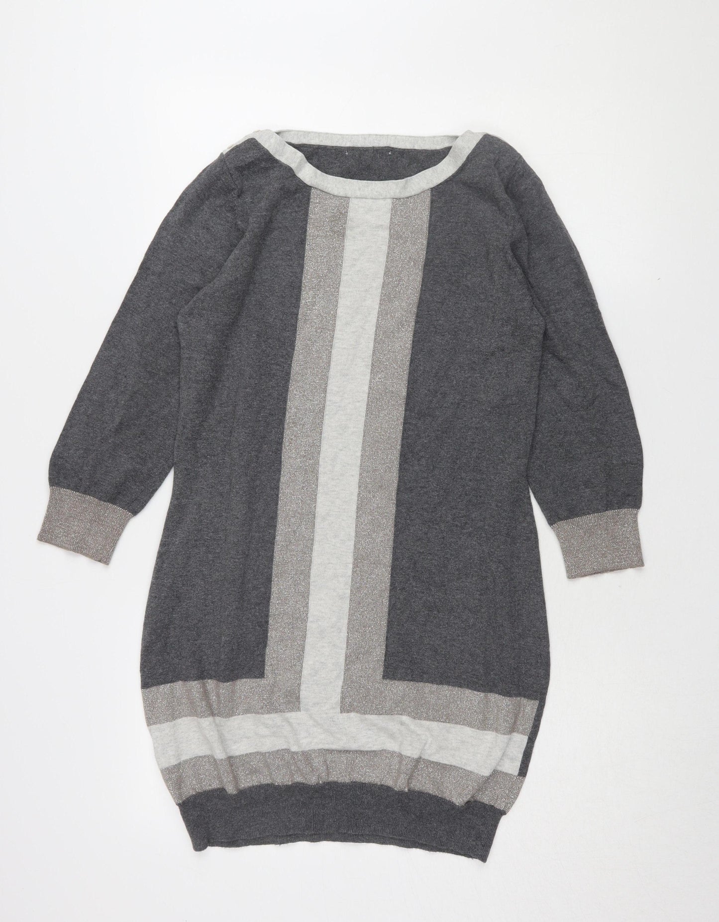 Next Women's Grey Jumper Dress Size 12