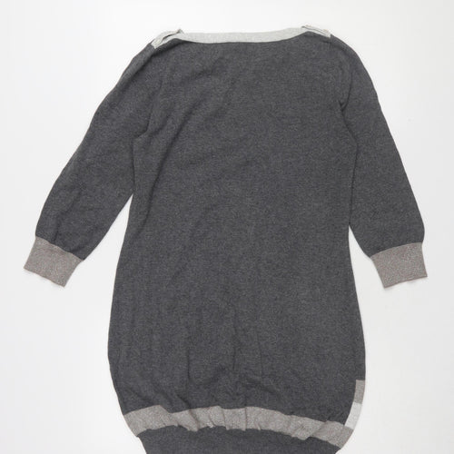 Next Women's Grey Jumper Dress Size 12