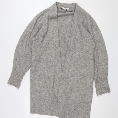 H&M Women's Grey XS Cardigan Long Sleeve Casual