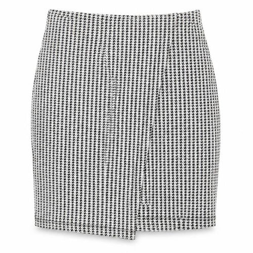 Miss Selfridge Women's Black Herringbone Pencil Skirt Size 6