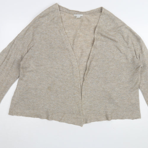 H&M Women's Beige Cardigan, M, V-Neck Knit Jumper