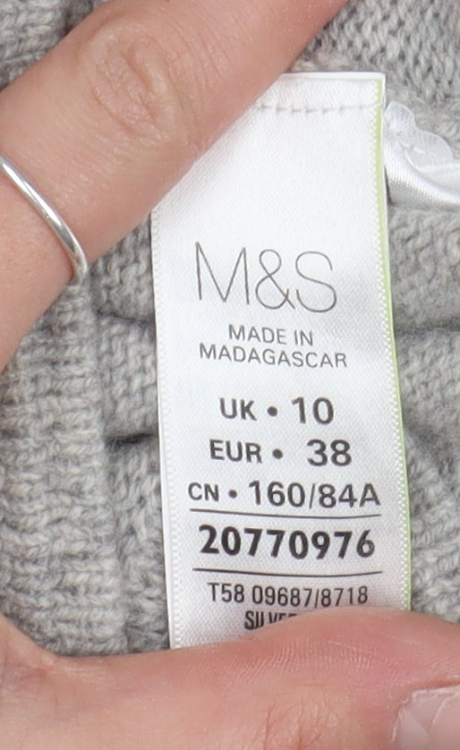 Marks and Spencer Grey Women's Cardigan Size 10