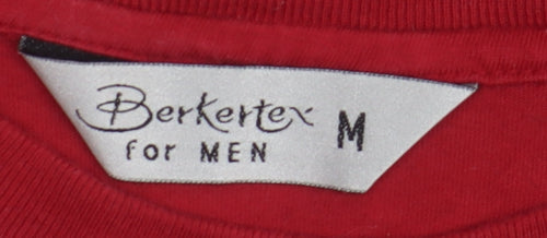 Berkertex Men's Red M Crew Neck T-Shirt