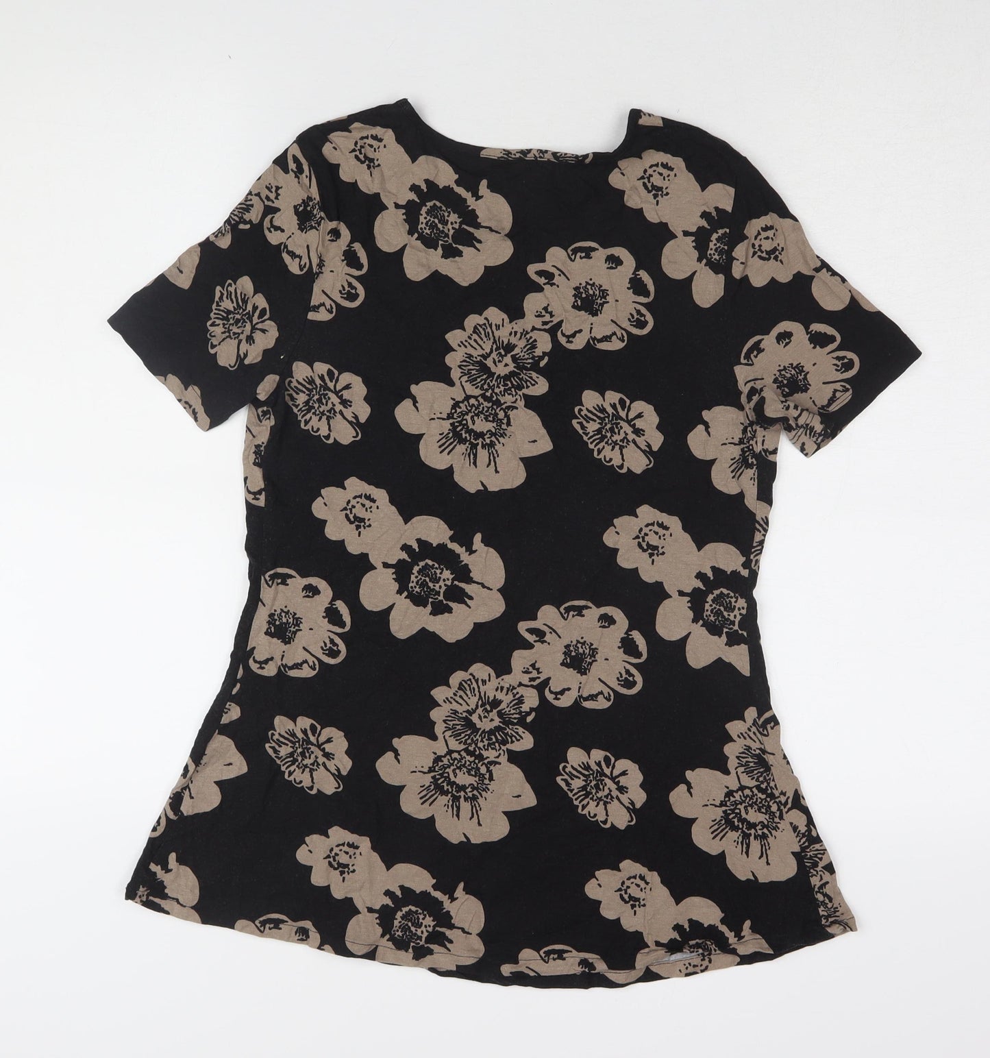 bpc Selection Women's Floral Black Tunic T-Shirt - Size S