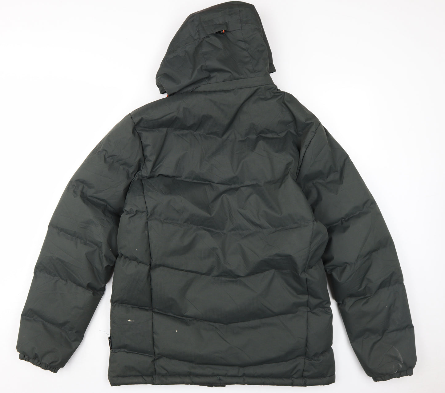 Trespass Men's Green Puffer Jacket M with Hood for Winter