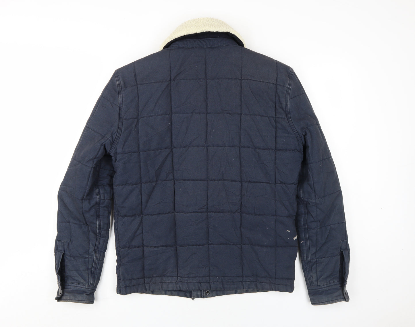 Superdry Men's Blue Quilted Jacket M Casual Winter